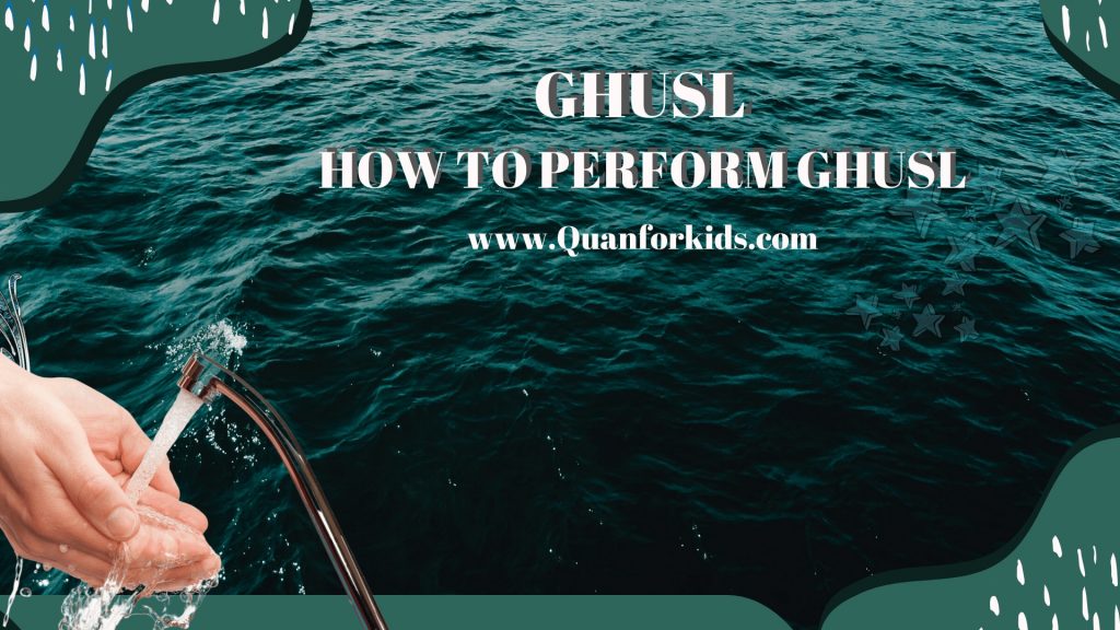How To Perform Ghusl