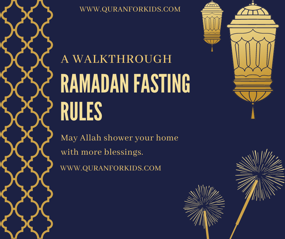 Ramadan Fasting times. Fast rules