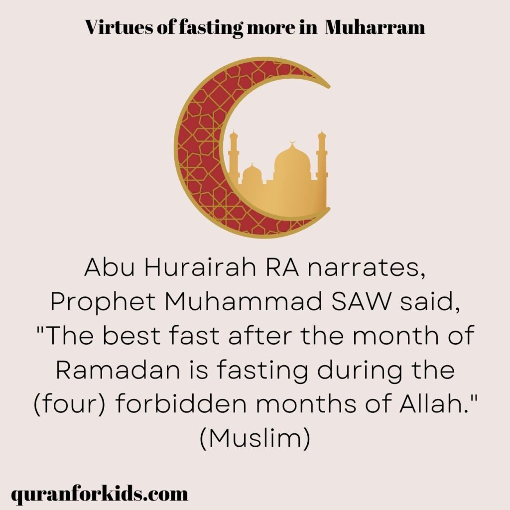 Virtues of fasting in the month of Muharram