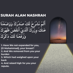 Surah Alam Nashrah Read and Listen – Surah Inshirah Benefits